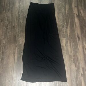 Foldover Maxi Skirt